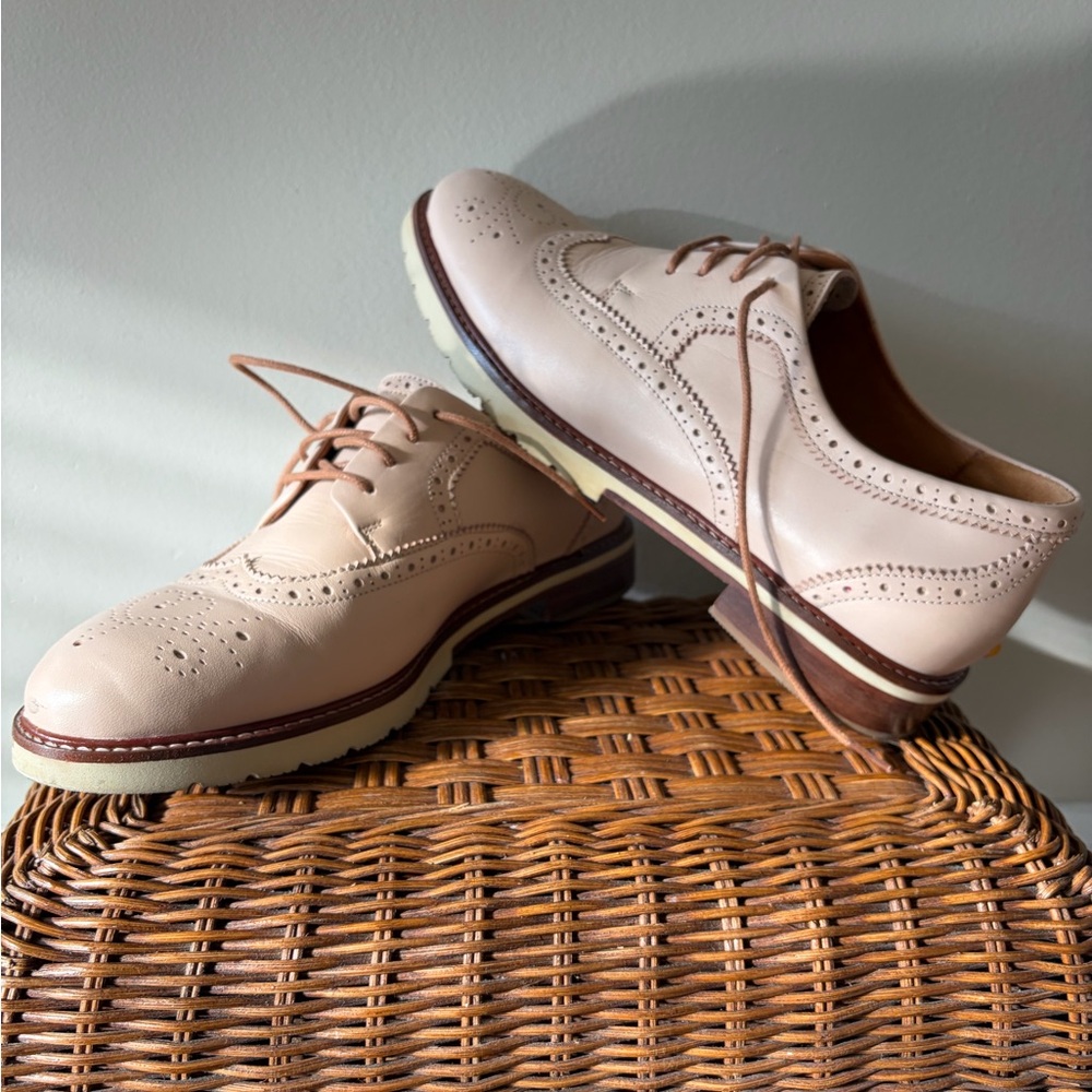 Women's light pink Samuel Hubbard Oxford Shoes - Picture 2 of 3